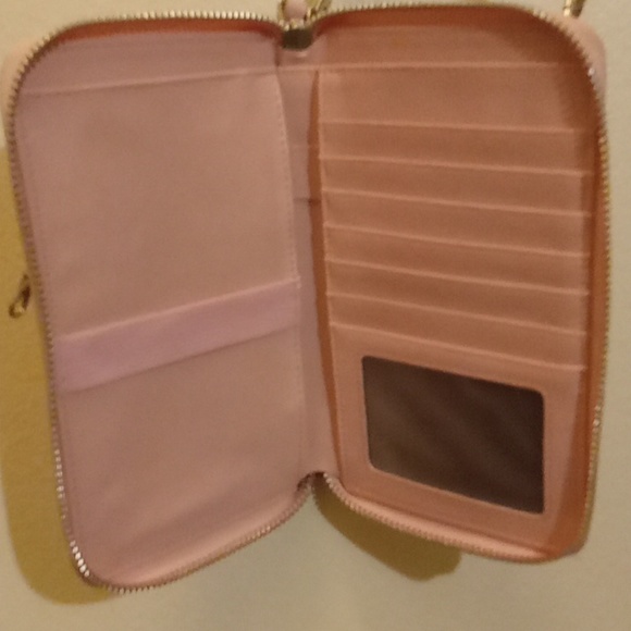 Pink & Silver Multi-Function Wallet/Crossbody - Picture 9 of 15
